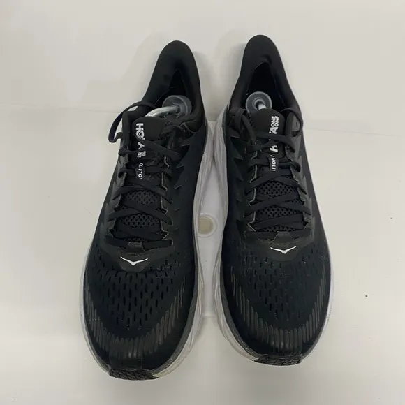 Hoka Shoes Men Size 12.5 Clifton 7 Running Black Sneakers Comfort Road  3888