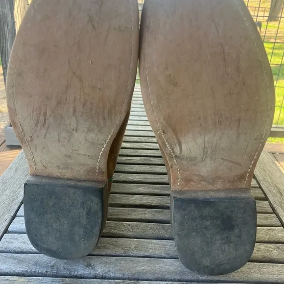 Horse Power Kids cowboy boots - Sawdust roughout
