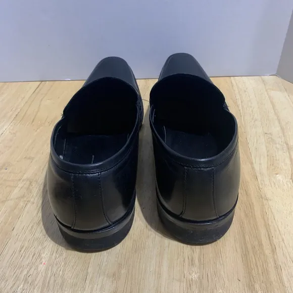 Hugo Boss Gumlite Men's Size 11 Horsebit Loafers Black Leather Dress Shoes.