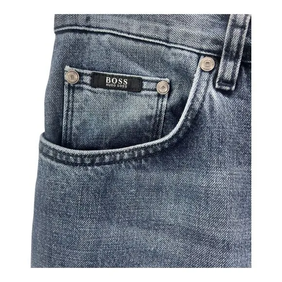 Hugo Boss Regular Fit Men's Jeans Straight Leg 36 x 32 Cotton Denim