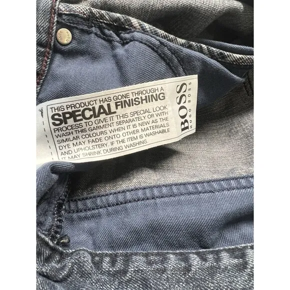 Hugo Boss Regular Fit Men's Jeans Straight Leg 36 x 32 Cotton Denim