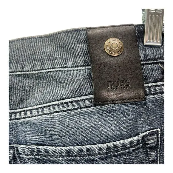 Hugo Boss Regular Fit Men's Jeans Straight Leg 36 x 32 Cotton Denim