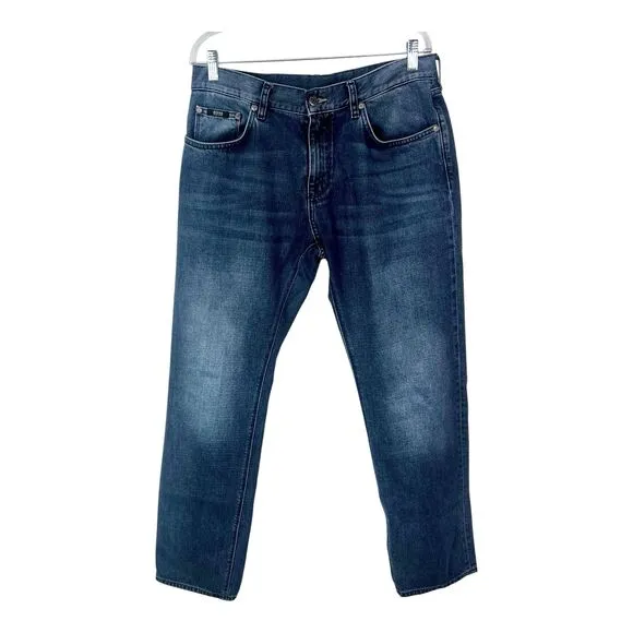 Hugo Boss Regular Fit Men's Jeans Straight Leg 36 x 32 Cotton Denim