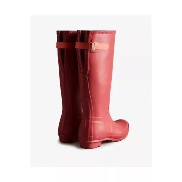 HUNTER Original Tall Boots In Matte Glenmore Rose Size 7 NWOT