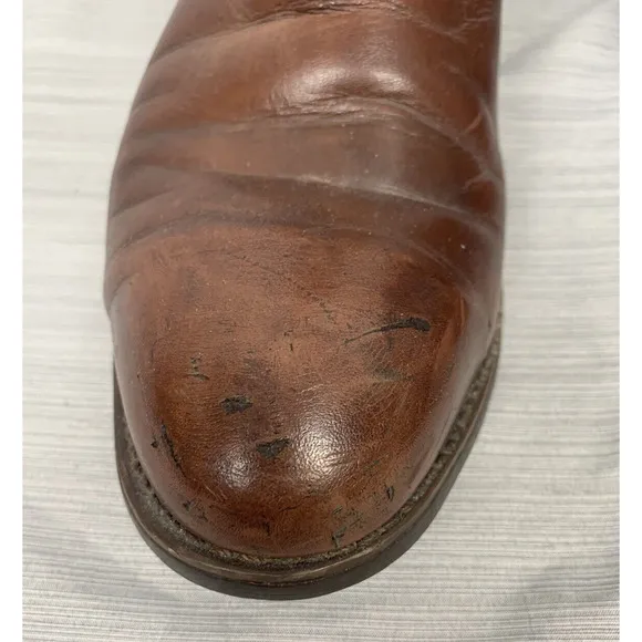 Hypalon Oil Resistant Western Cowboy Boots Brown Men’s 7 D,‎ P0416490