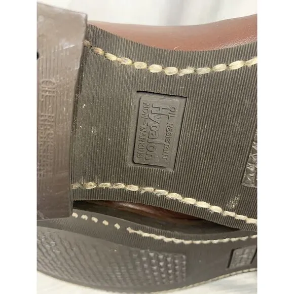 Hypalon Oil Resistant Western Cowboy Boots Brown Men’s 7 D,‎ P0416490