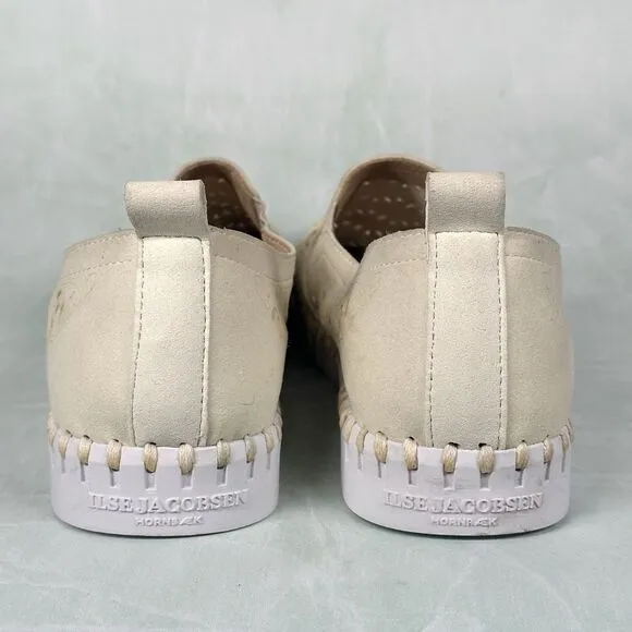 ILSE JACOBSEN Shoes Women’s EU 39 Tulip Slip-On Flat Laser Cut Comfort Sneaker