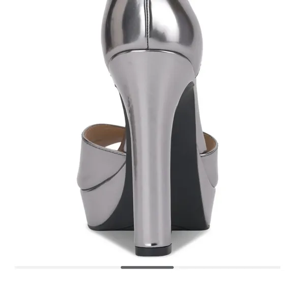 INC International Concepts Women's Silver Platform Heels