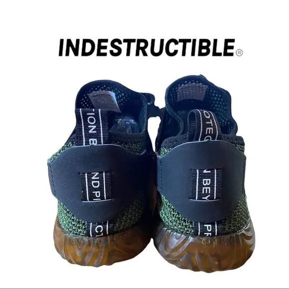 Indestructible Men's Ryder Green Steel Toe Work Shoes 48 13