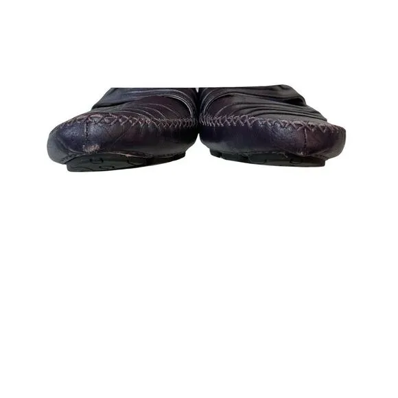 INDIGO by Clarks Leather Women's Hypnotic Dark Purple Kitten Heels Size 7.5