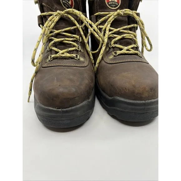 Irish Setter By Red Wing Leather Work Boots Steel Toe Mens 12 EE Oil Resistant