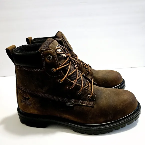 IRISH SETTER Hopkins Mens Sz 10.5 E2 Brown Safety Toe EH Work Boots MSRP 83672