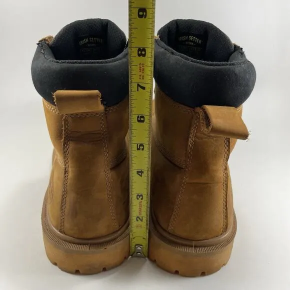 Irish Setter Hopkins Waterproof Safety Toe Work Boots Nubuck Mens Size 11 D
