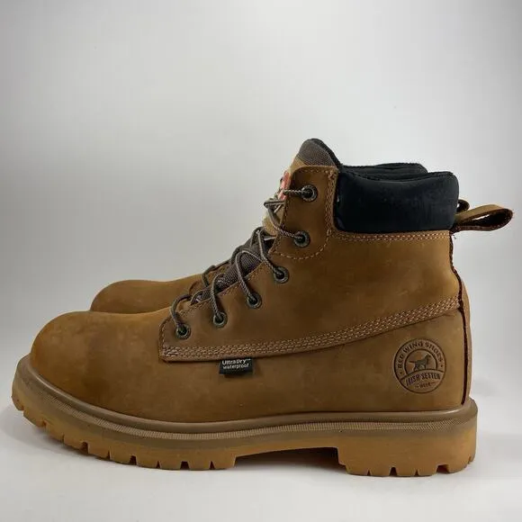Irish Setter Hopkins Waterproof Safety Toe Work Boots Nubuck Mens Size 11 D