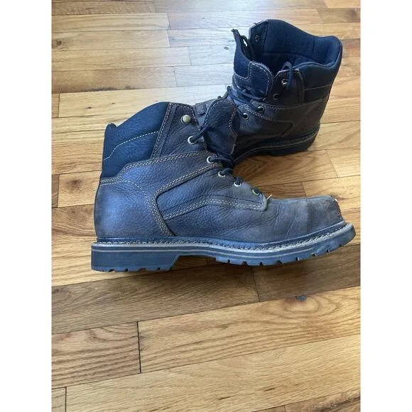 IRISH SETTER KITTSON Men's 9.5 D Medium Width Steel Tip Toe Work Boots Lace Up