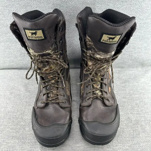IRISH SETTER - Mens Ultra Dry Waterproof Hunt 800 Gram King Toe Boots Size 14 D