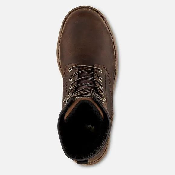 IRISH SETTER MESABI 8” LOGGER BOOTS MEN’S SIZE 10 STEELE TOE LEATHER WATERPROOF