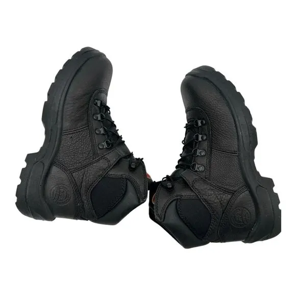 Irish Setter Red Wing Men's Leather Safety Toe Work Boots Black 7.5 Construction