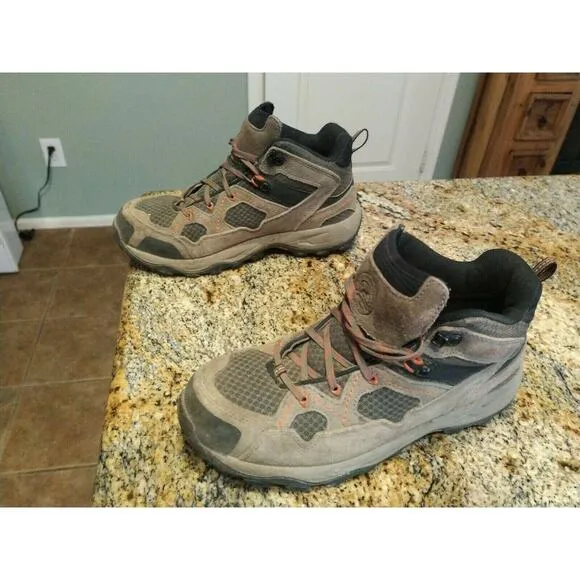 Irish Setter Work Men's Afton Hiker Boots Size 8 83410 Steel Toe Beige Nice!