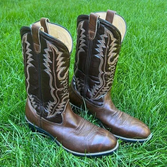 Iron Age Men's Size 10 Steel Toe Western Work Boots