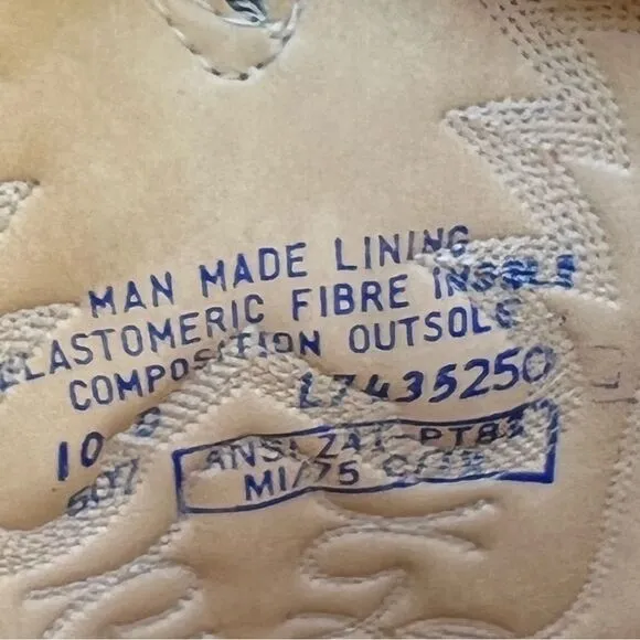 Iron Age Men's Size 10 Steel Toe Western Work Boots