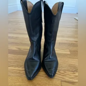 ISABEL MARANTleather block-heel boots