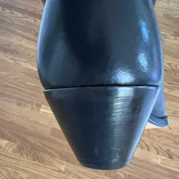 ISABEL MARANTleather block-heel boots