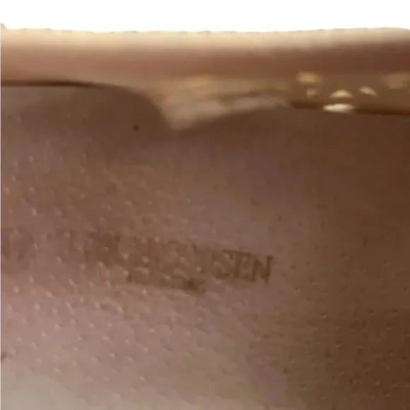 Isla Jacobsen Denmark Milk‎ Crème Tulip Laser Shoes 39