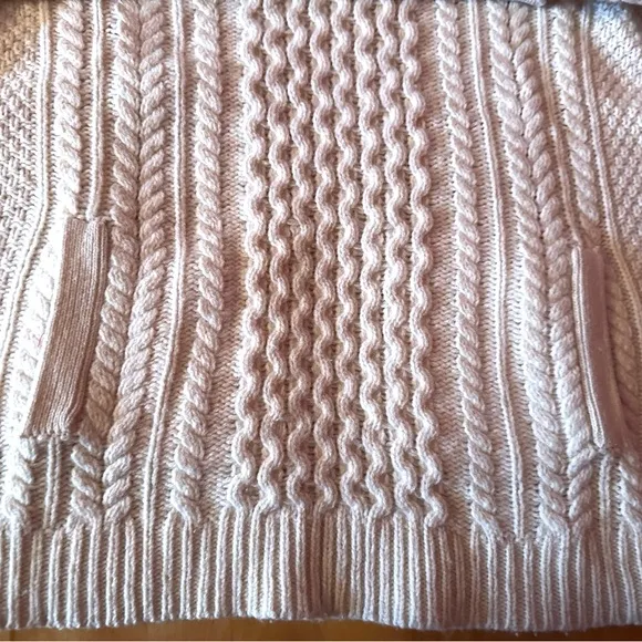 🐑J. Crew 100% wool fisherman’s knit sweater, size XL