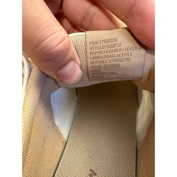 J. Crew Women’s trainers in Colorblock Clay Ivory Sneakers Size 9.0