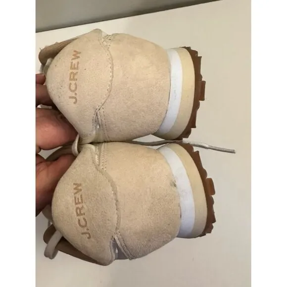 J. Crew Women’s trainers in Colorblock Clay Ivory Sneakers Size 9.0