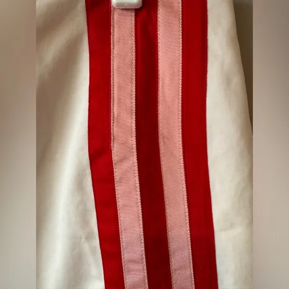 J. McLaughlin Women’s White and Pink Pencil Skirt Size‎ 12