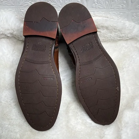 J&amp;M Men's Boots Warner Cap Toe Zip Boot size 9.5