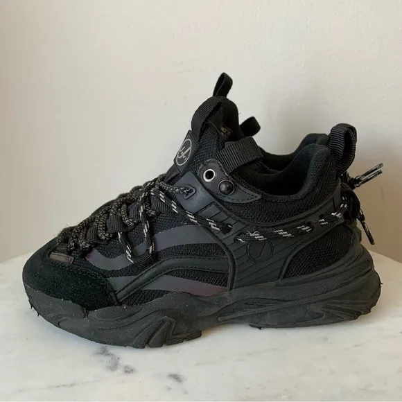 Javi Boys Dominance Preschool Black Sneakers Size 2Y or Boys 6