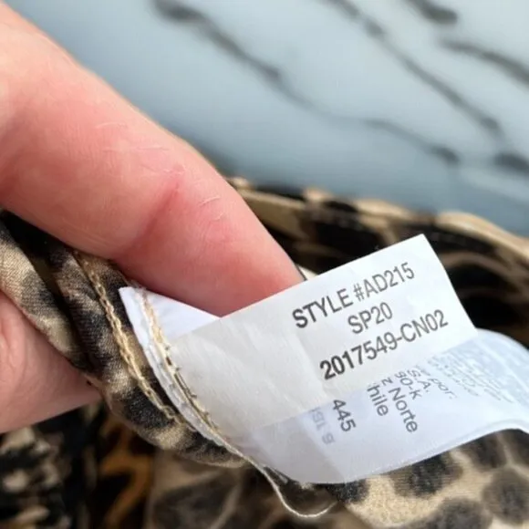 J.Crew Pull-On Printed Bias Midi Skirt Size XXS Animal Print