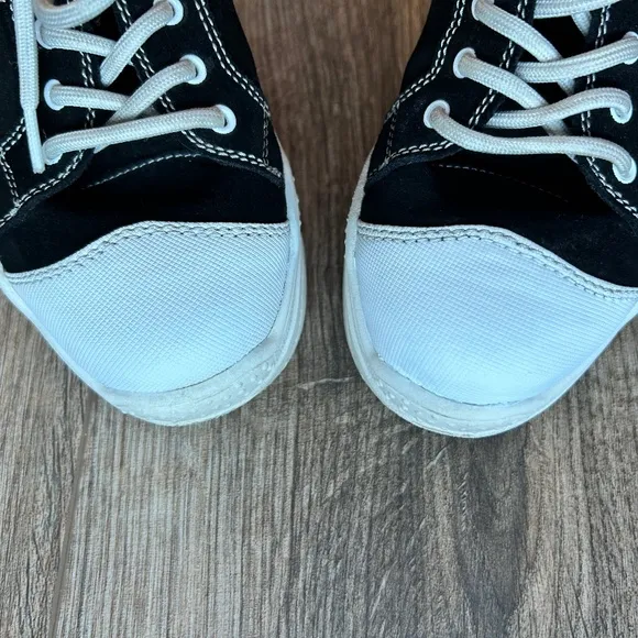 Jeffrey Campbell Chunky Black Suede Remnant Sneakers | 6