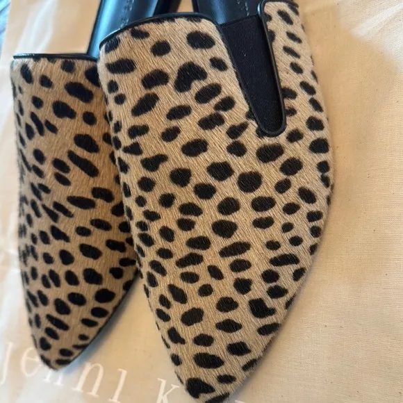 Jenni Kayne NEW Pony Hair Cheetah Mules 39 / US 8 or 8.5