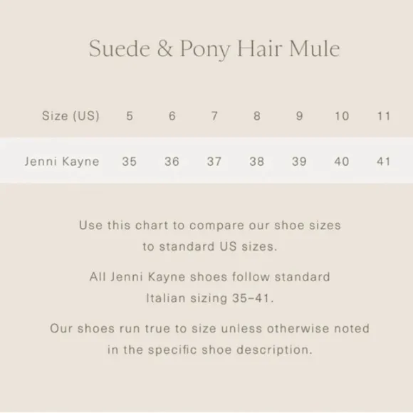 Jenni Kayne NEW Pony Hair Cheetah Mules 39 / US 8 or 8.5