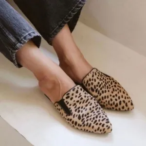 Jenni Kayne NEW Pony Hair Cheetah Mules 39 / US 8 or 8.5