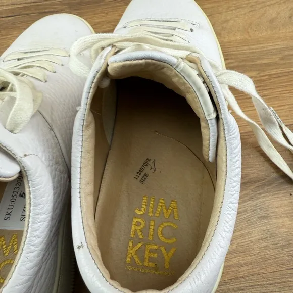 Jim Rickey Sneakers Leather  Low Top Comfort Shoes Womens  6 / EU 36
