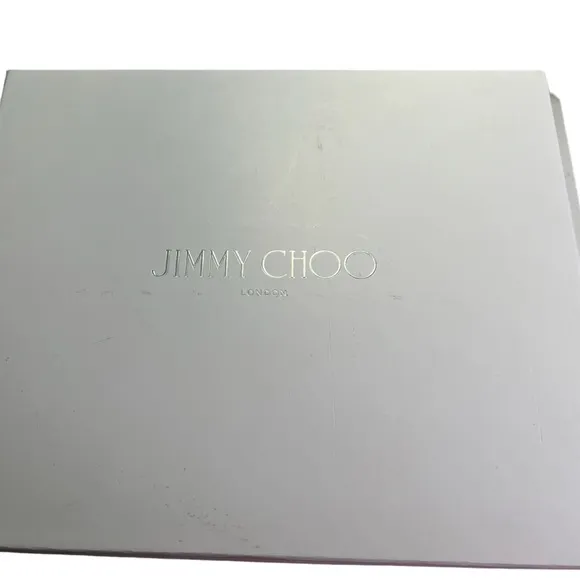 Jimmy Choo Silver &amp; White Chunky Sneakers