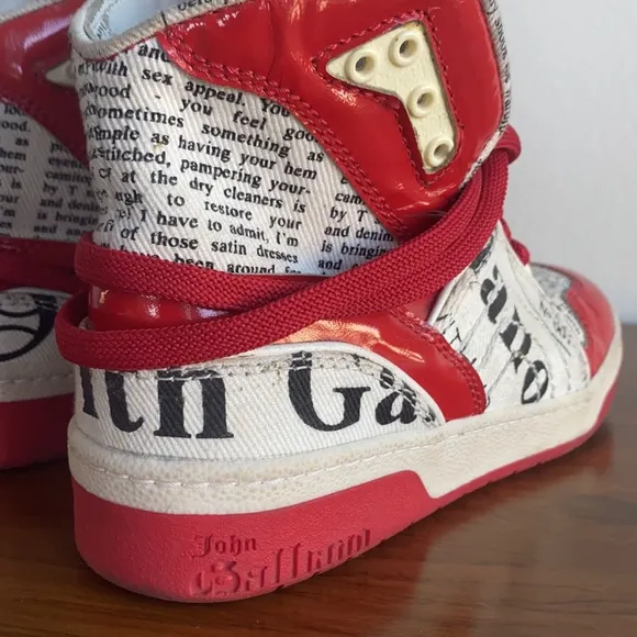 John Galliano Vintage High Top Sneakers