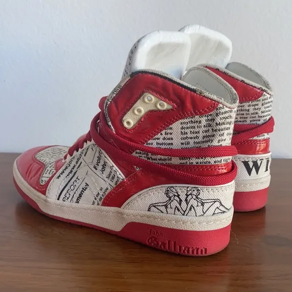 John Galliano Vintage High Top Sneakers