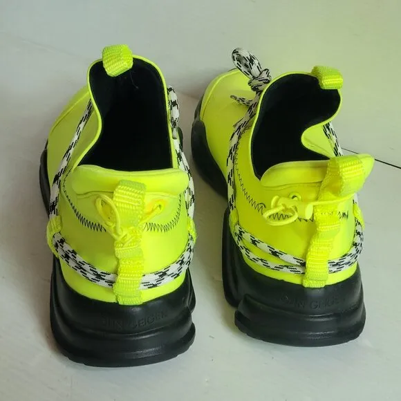 John Geiger Men's 002 US12 Patron Of The New Volt Green Low Top Sneakers Shoes