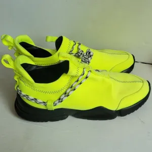 John Geiger Men's 002 US12 Patron Of The New Volt Green Low Top Sneakers Shoes