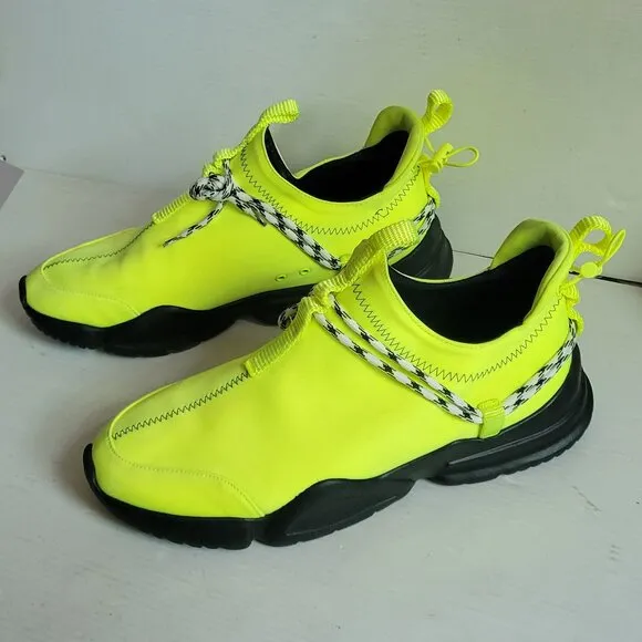 John Geiger Men's 002 US12 Patron Of The New Volt Green Low Top Sneakers Shoes