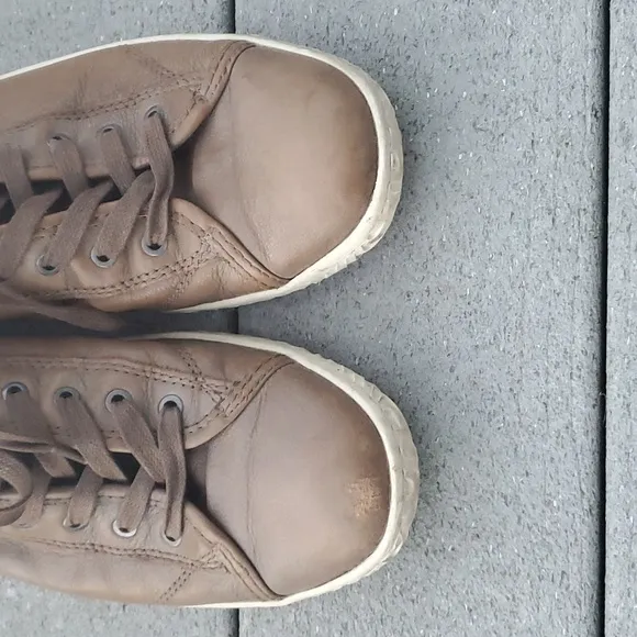 John Varvatos Star USA Leather High Top Sneakers