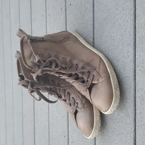 John Varvatos Star USA Leather High Top Sneakers