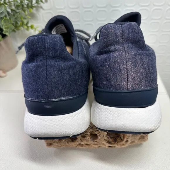 Johnnie O Sneakformance Shoes Men's 12M Blue White Comfort Athletic Surf Sneaker