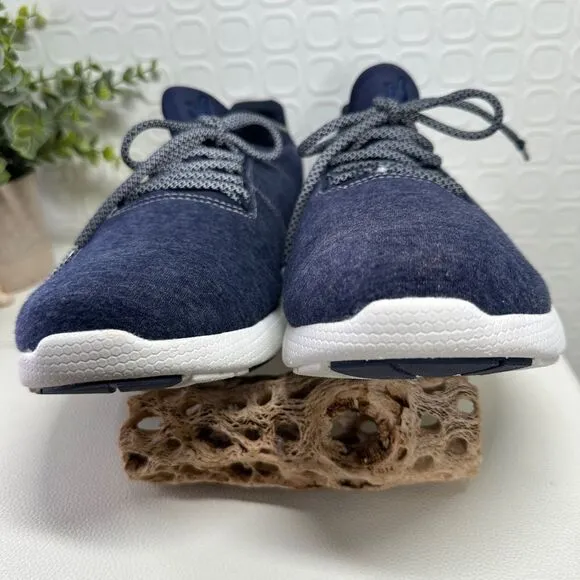 Johnnie O Sneakformance Shoes Men's 12M Blue White Comfort Athletic Surf Sneaker